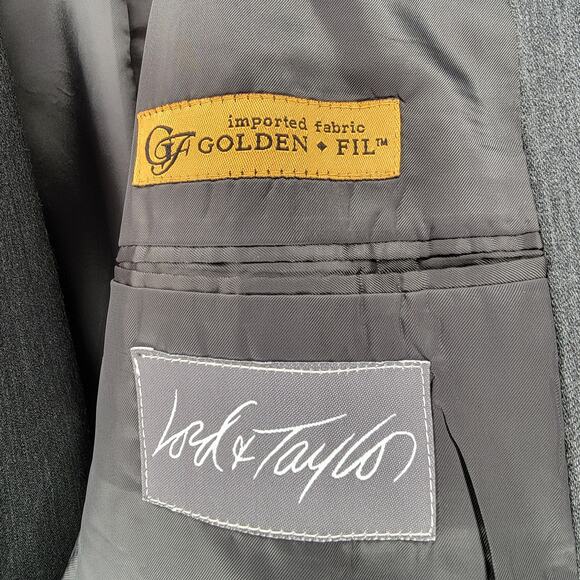 Mens Nipon Gray Blazer Size 44R 100% Wool - Picture 4 of 7